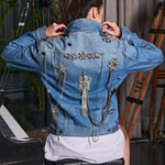 Chained Devil Denim Jacket