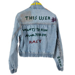 Dreams Gallore Crop Denim Jacket