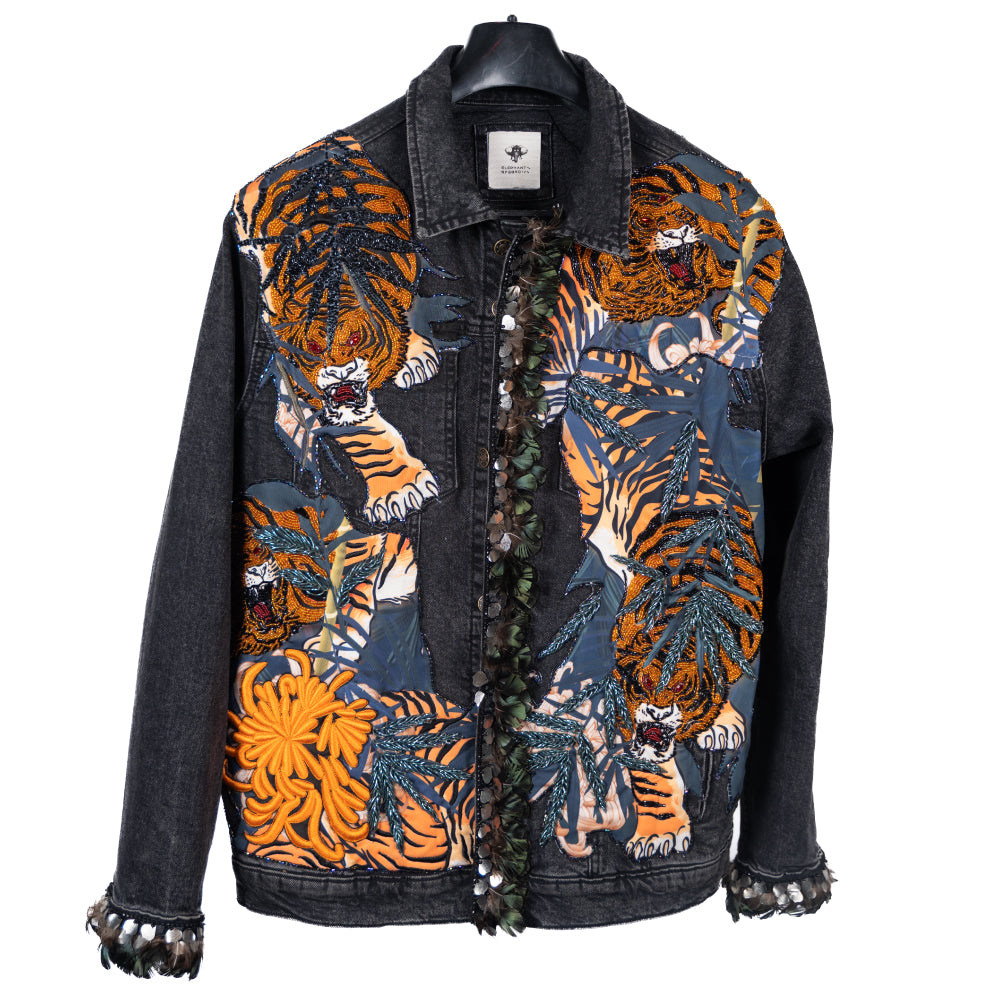 Eye of the Tiger Denim Jacket