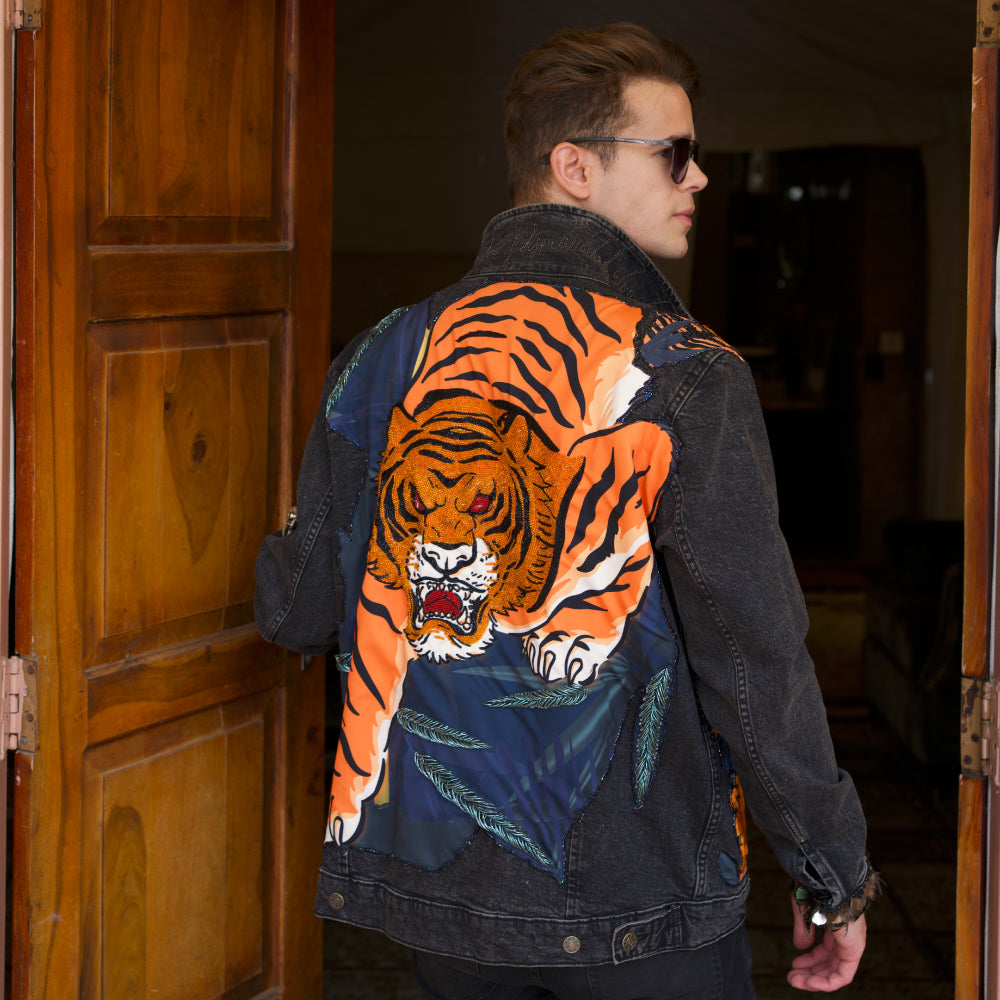 Eye of the Tiger Denim Jacket