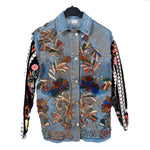 Flora Explosion Denim Jacket