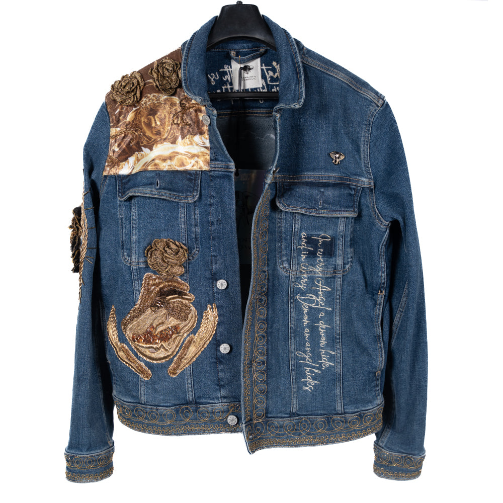 Gold Gleam Denim Jacket