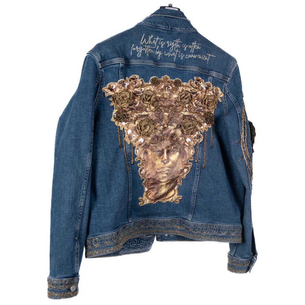 Gold Gleam Denim Jacket