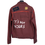 Moveover Maroon Denim Jacket