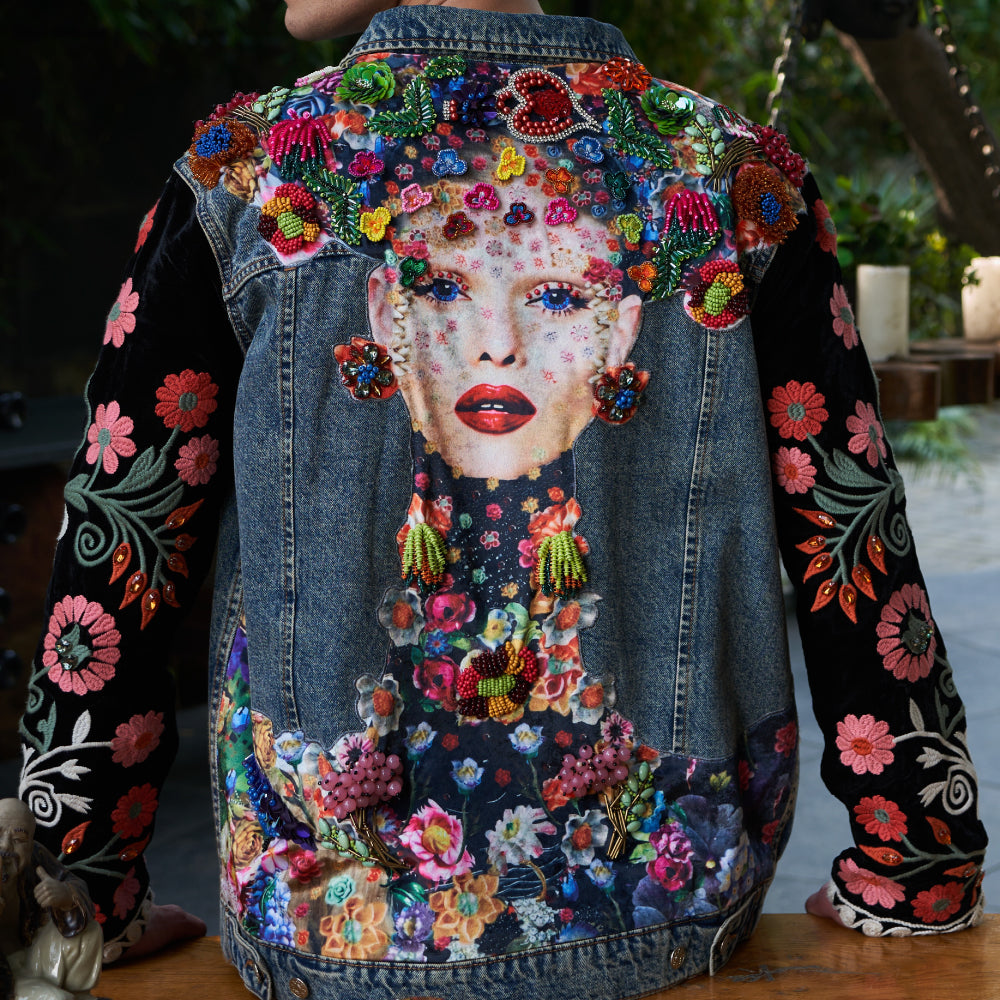 Thorns of Love Denim Jacket